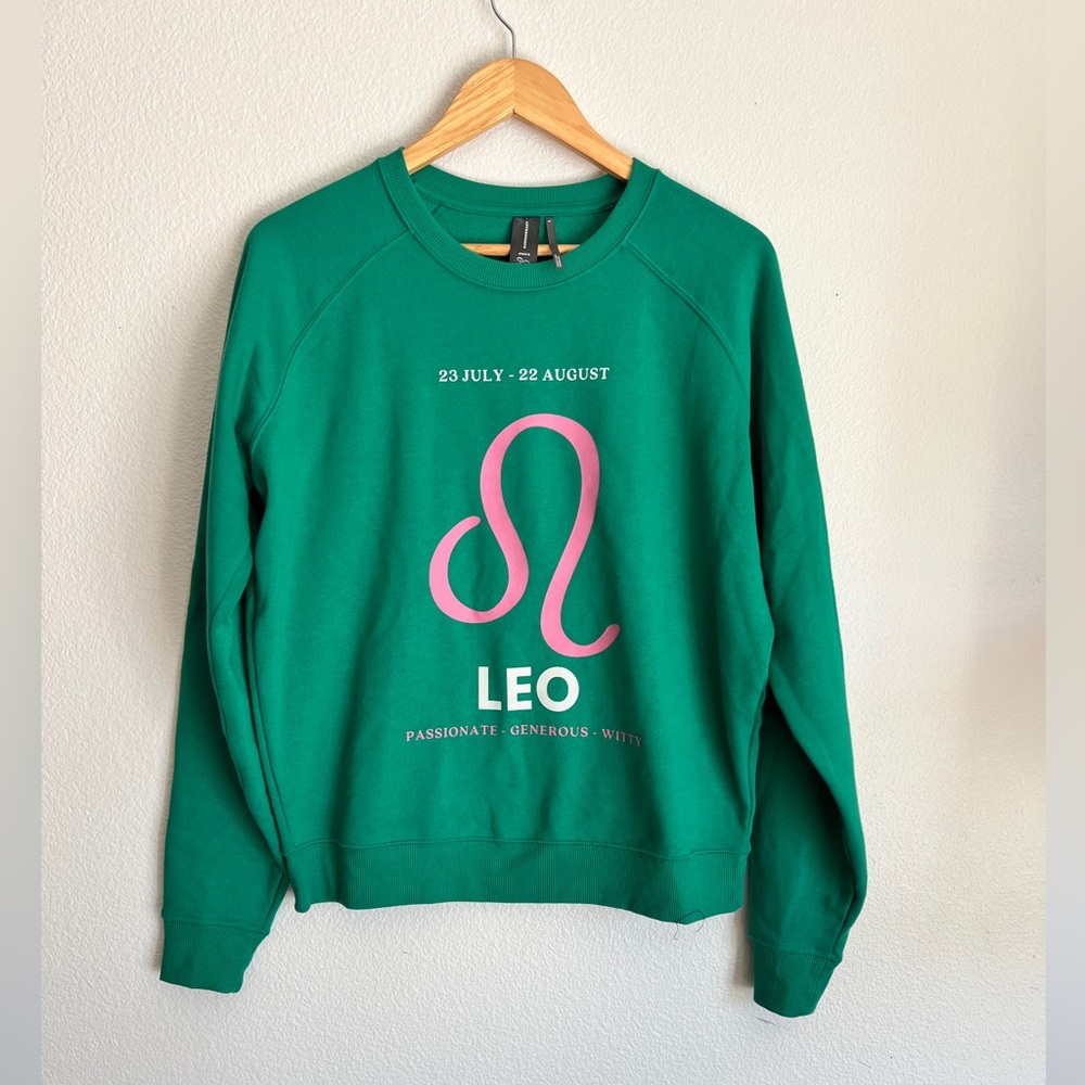 Anthropologie x Catherine O'Sullivan Zodiac Sweatshirt Leo NEW